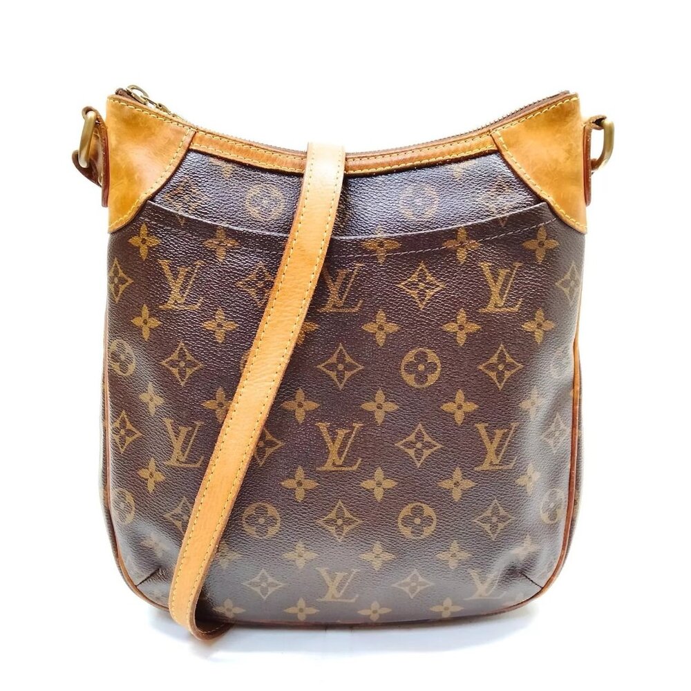 (R827) Louis Vuitton Shoulder Bag Odeon PM Brown